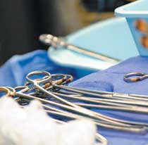 surgery hospital tray